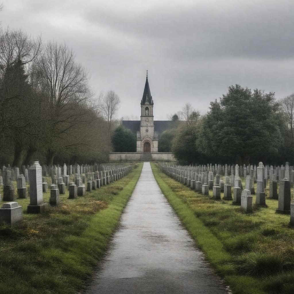 AI-created image of Ohlsdorf Cemetery