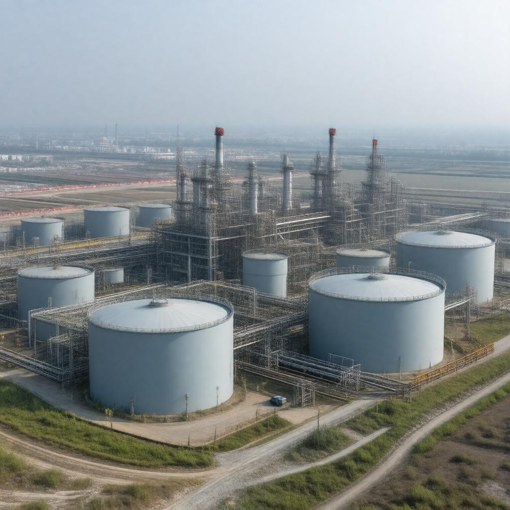 AI-created image of Oil Facility