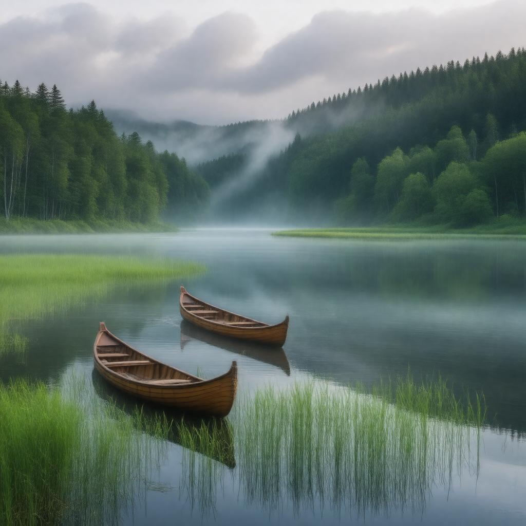 AI-created image of Ojibwe lands