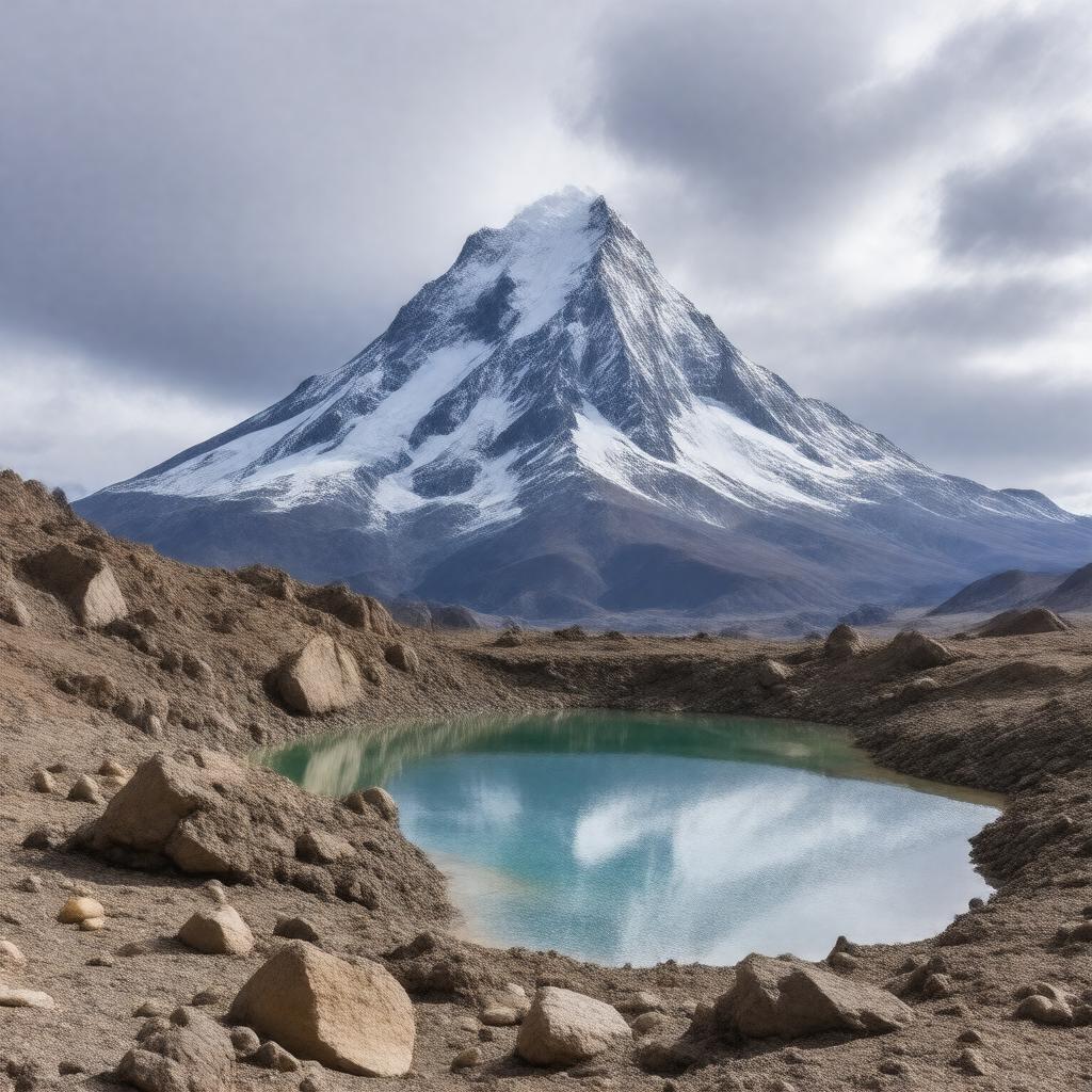 AI-created image of Ojos del Salado