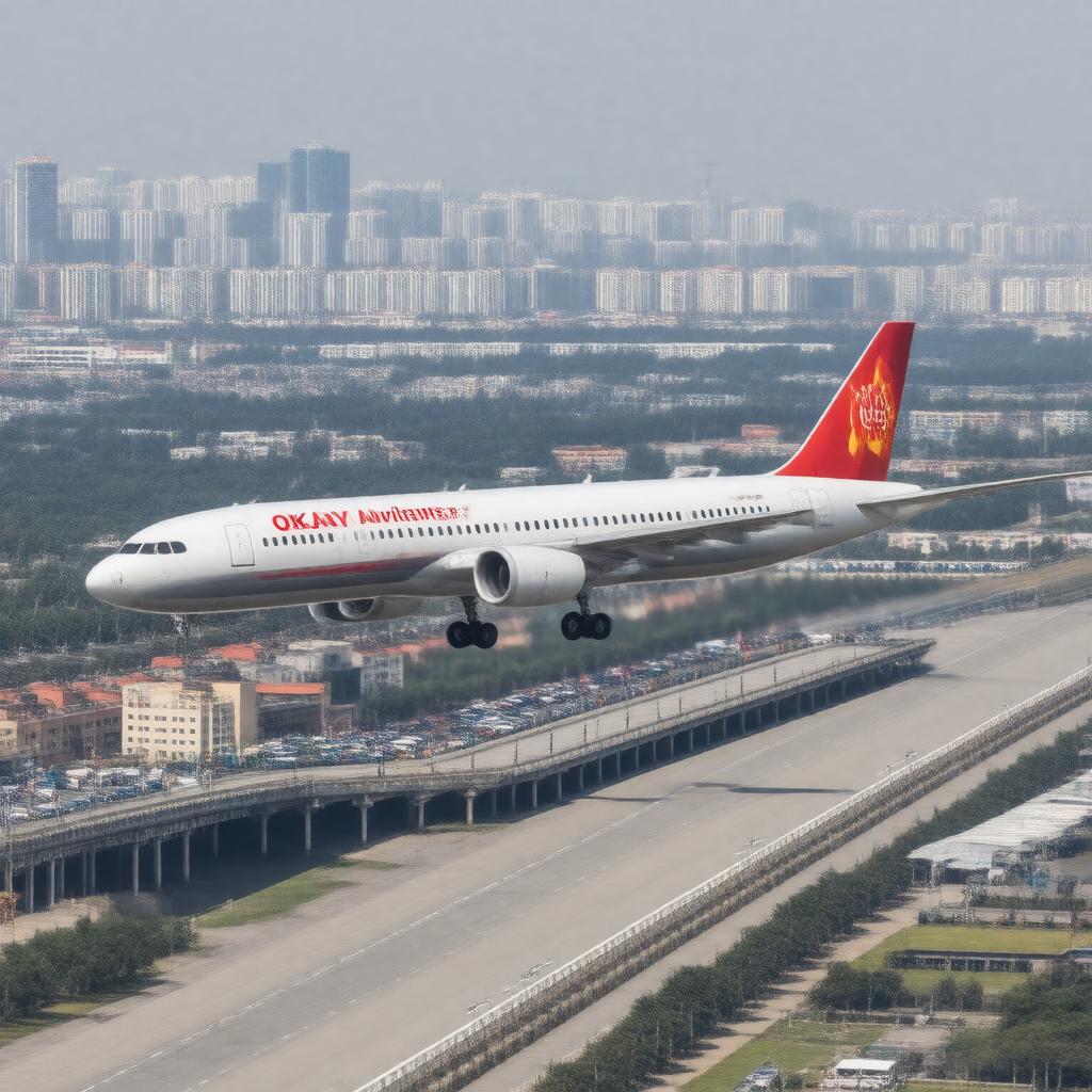 AI-created image of Okay Airways