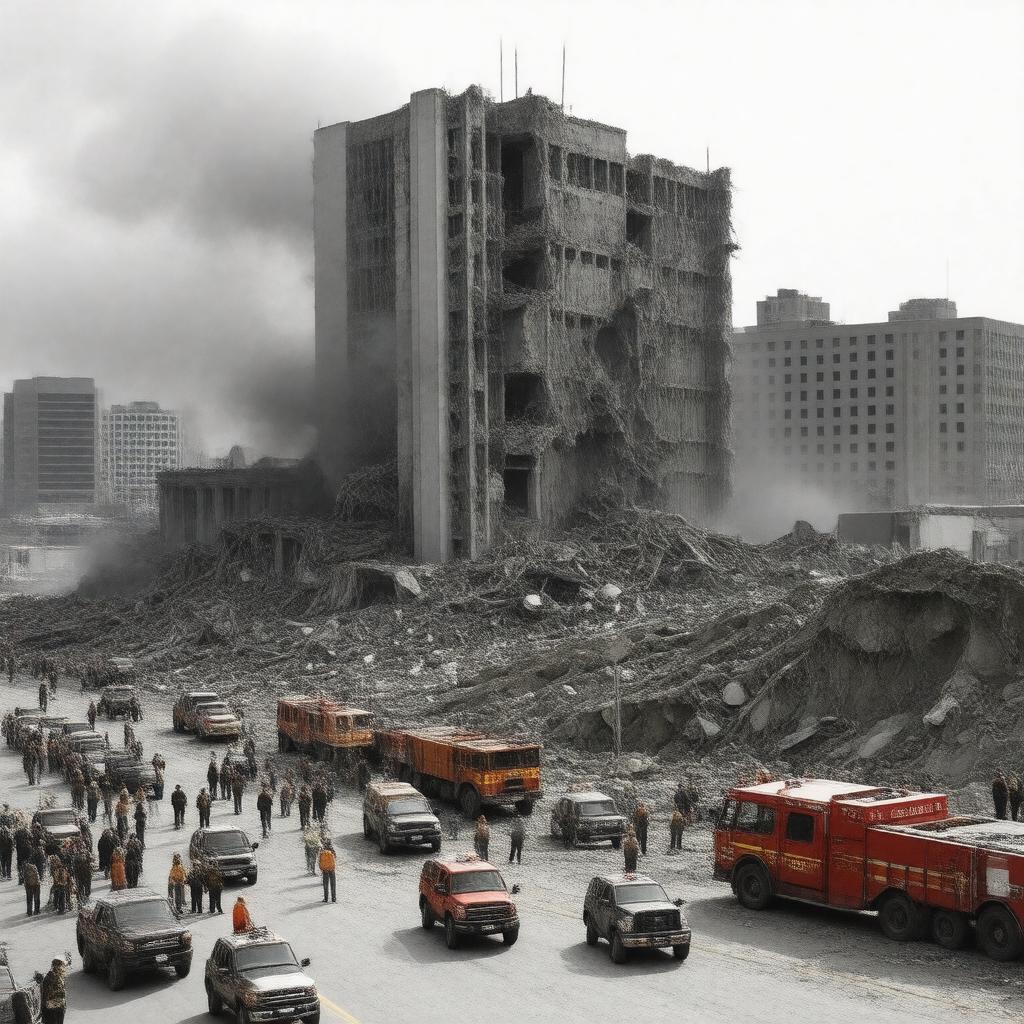 AI-created image of Oklahoma City bombing