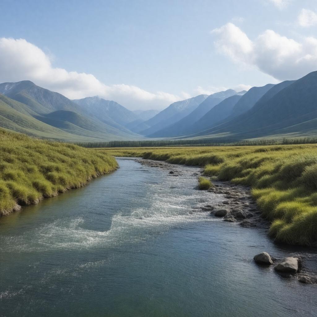 AI-created image of Okpilak River