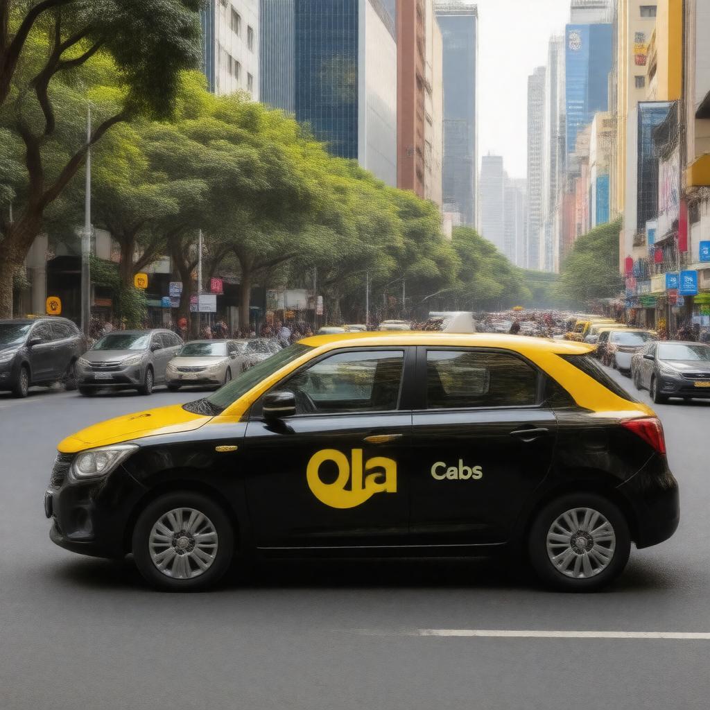 AI-created image of Ola Cabs