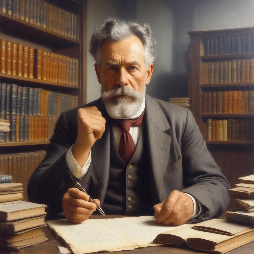 AI-created image of Olaf Stapledon