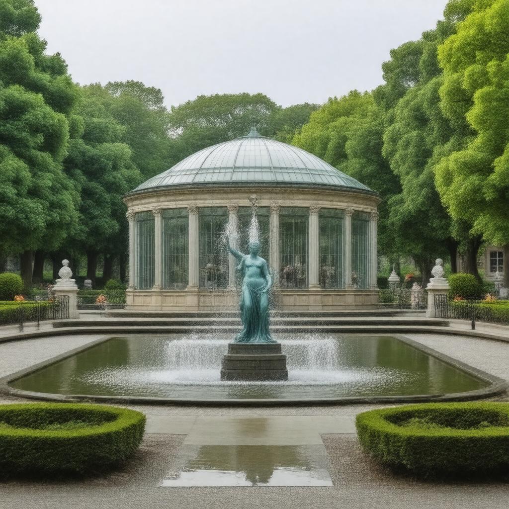 Click to view larger image AI-created image of Old Botanical Garden