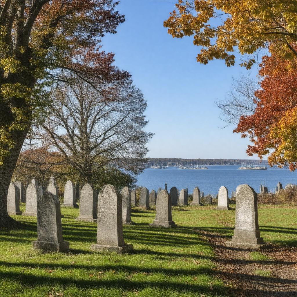 AI-created image of Old Burial Hill
