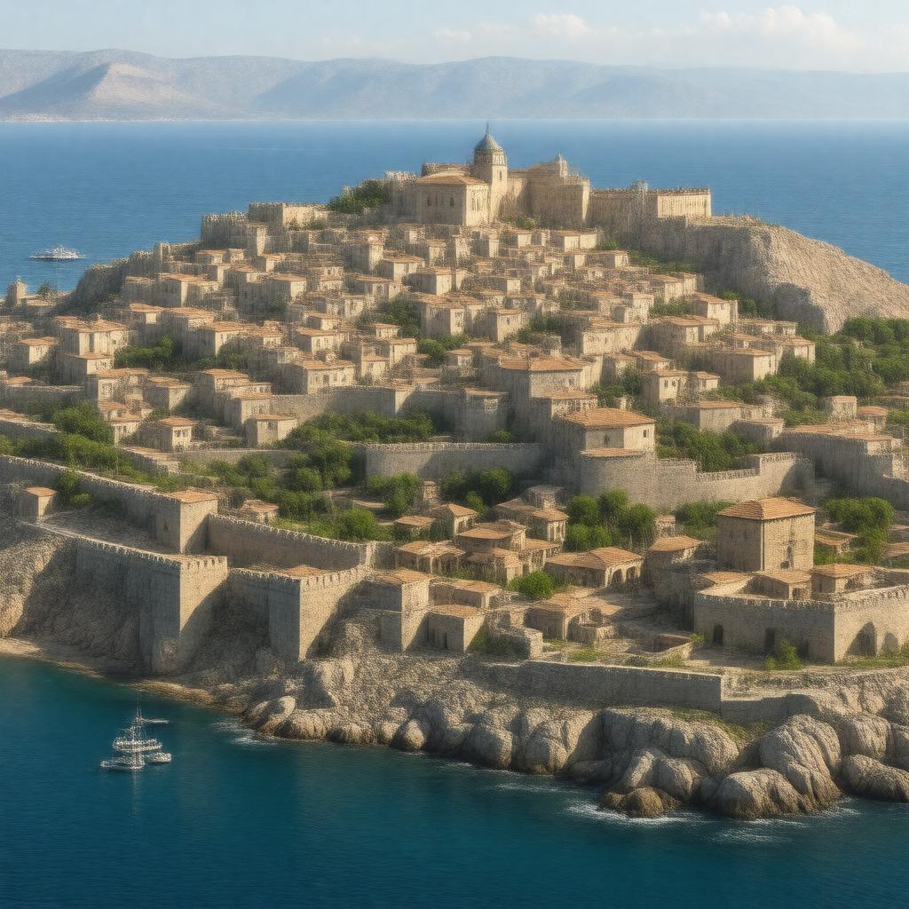 Click to view larger image AI-created image of Old City of Tiberias