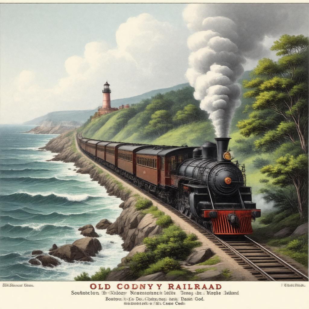 AI-created image of Old Colony Railroad