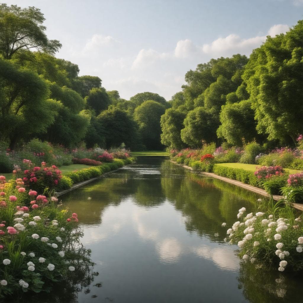 AI-created image of Old English Garden