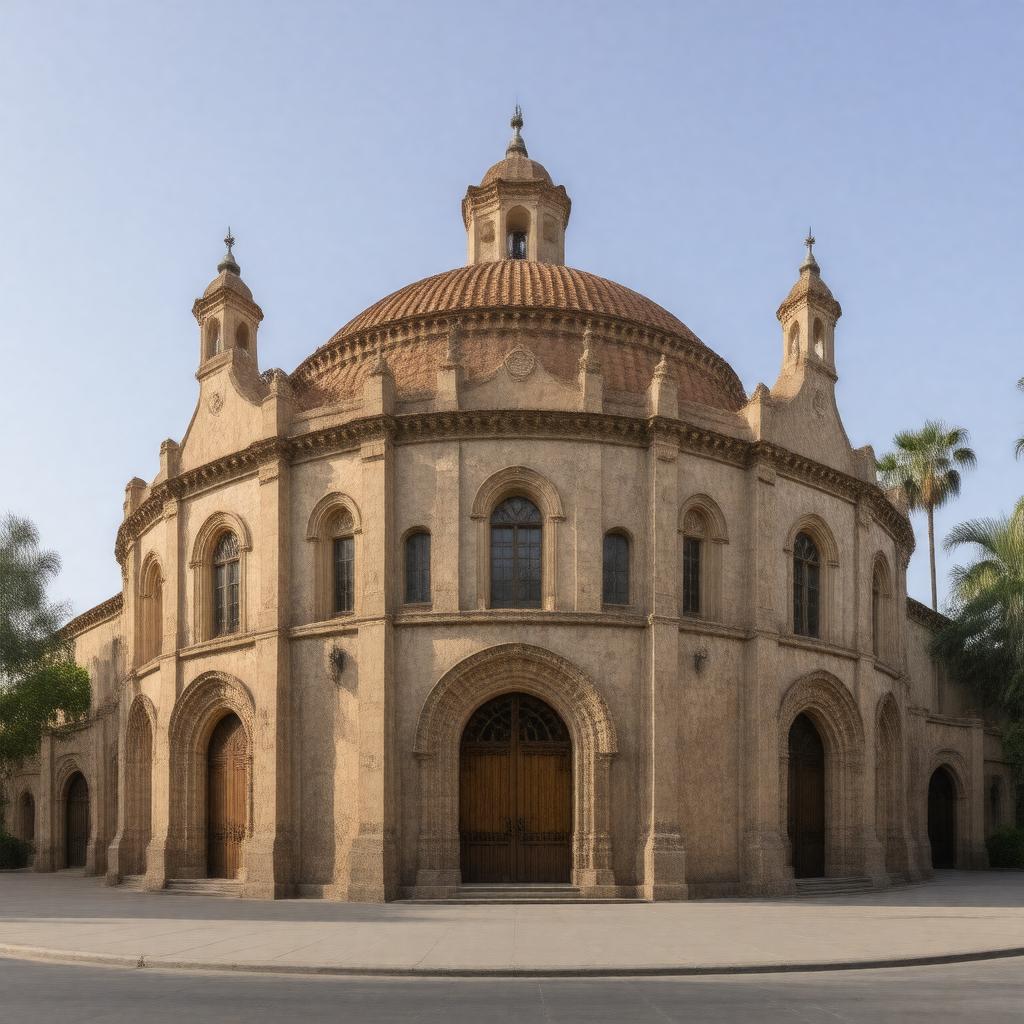 AI-created image of Old Globe Theatre