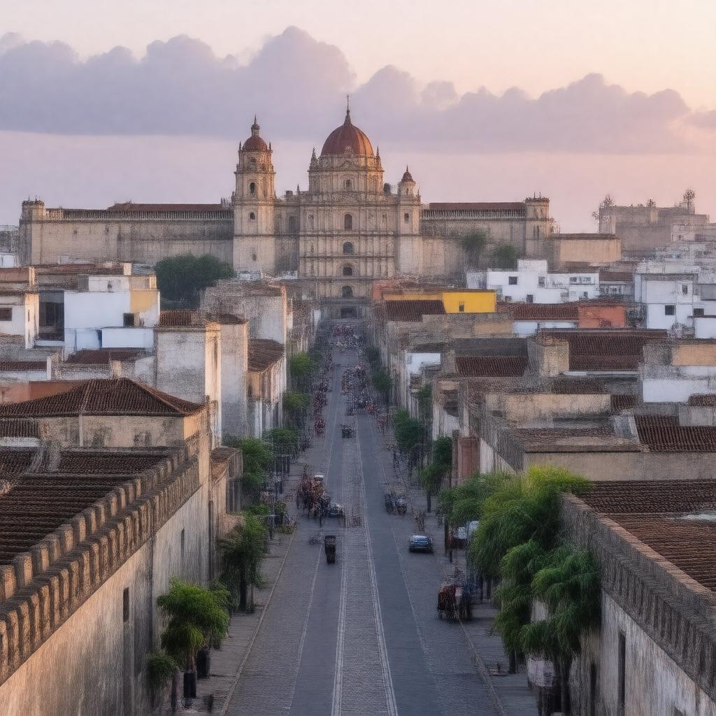 AI-created image of Old Havana and its Fortification System