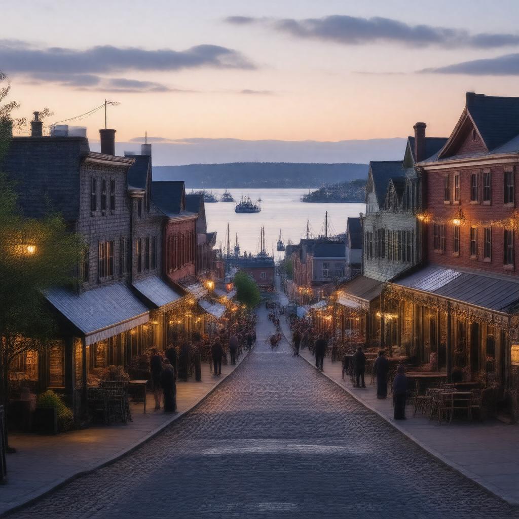 Click to view larger image AI-created image of Old Port district