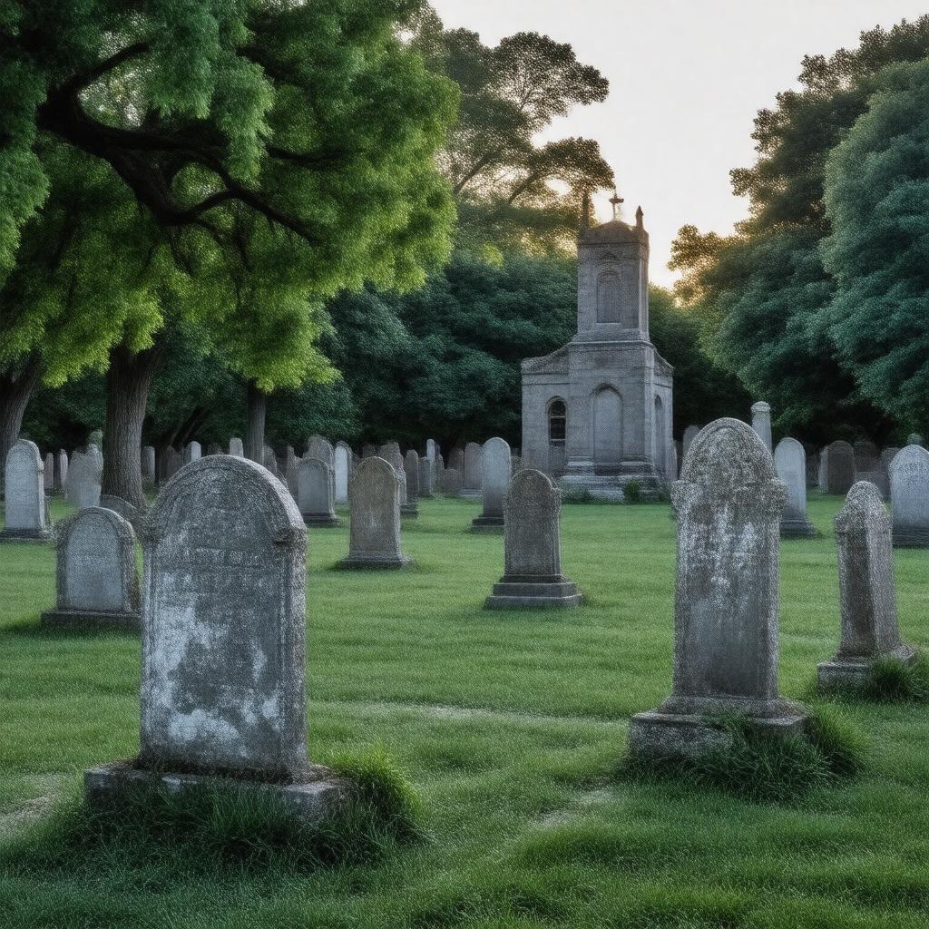 AI-created image of Old Presbyterian Cemetery, Dover, Delaware