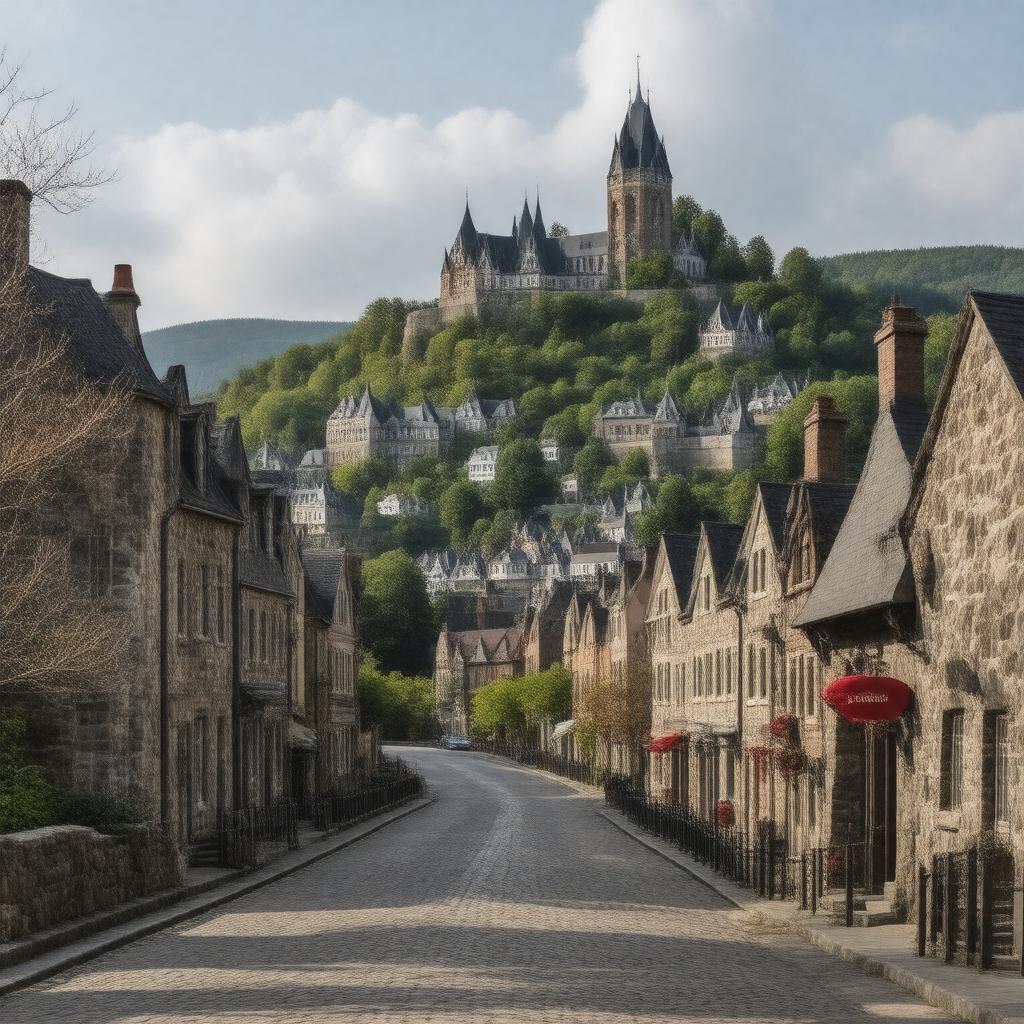 AI-created image of Old Quebec