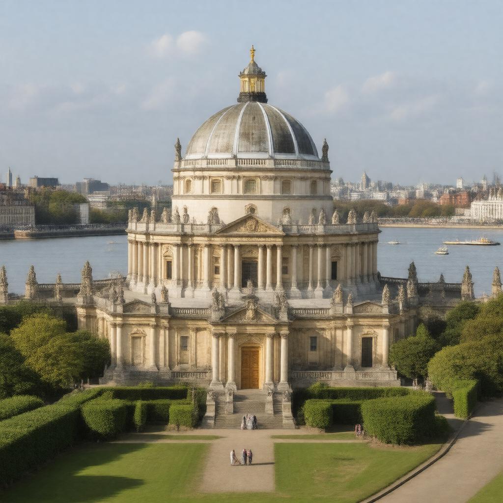 AI-created image of Old Royal Naval College