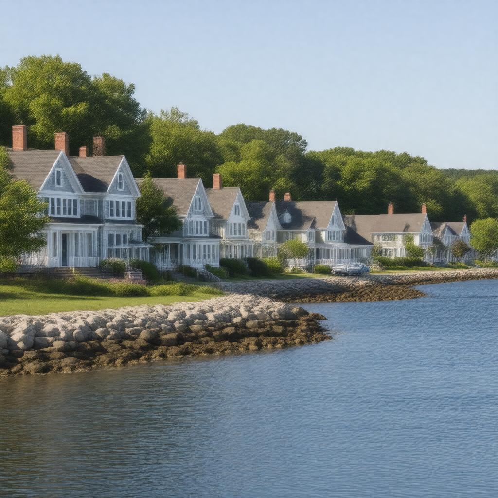 AI-created image of Old Saybrook, Connecticut