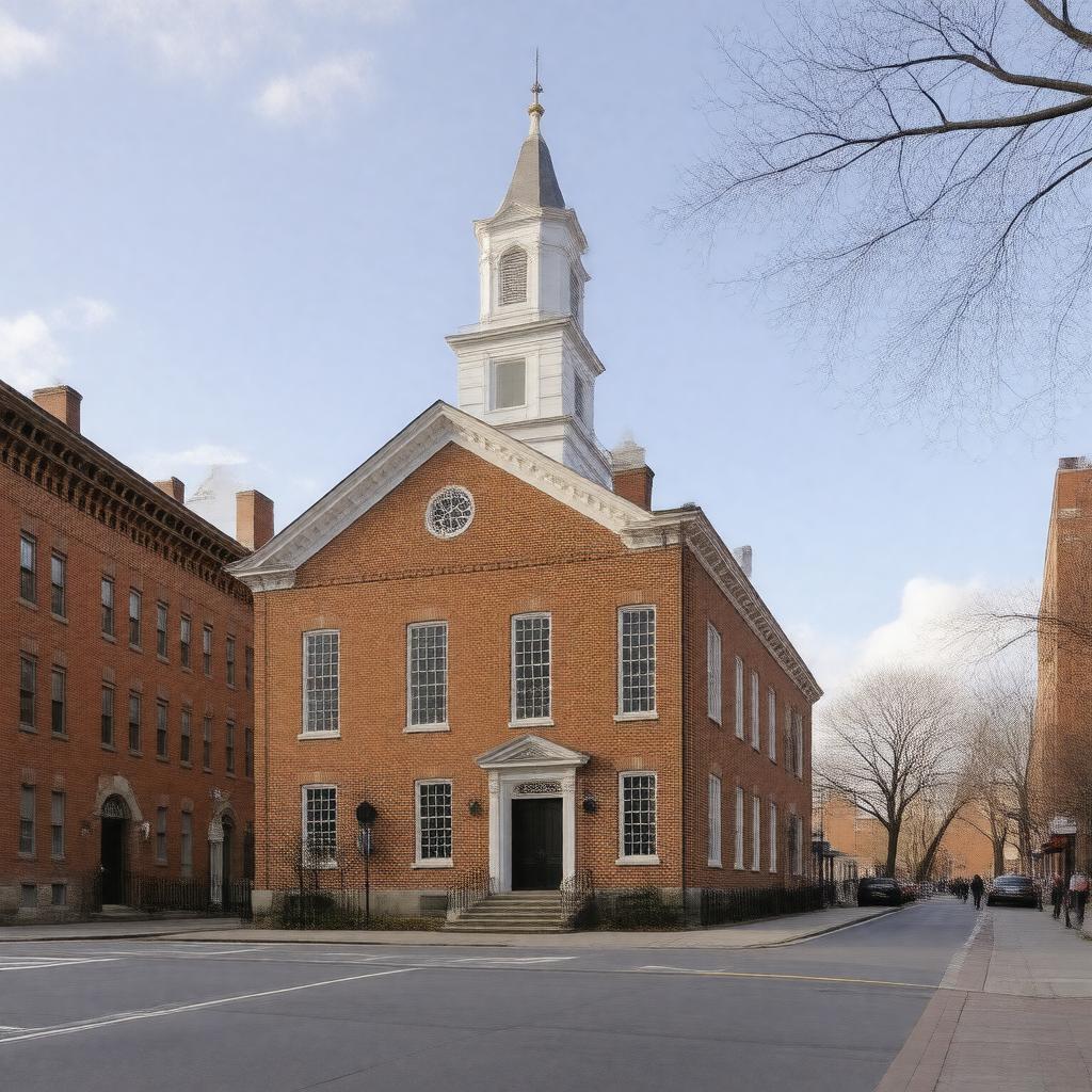 AI-created image of Old South Meeting House