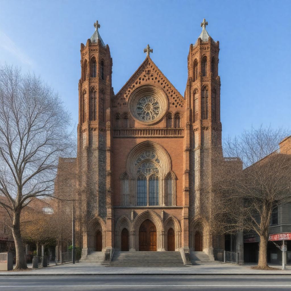 AI-created image of Old St. Mary's Cathedral