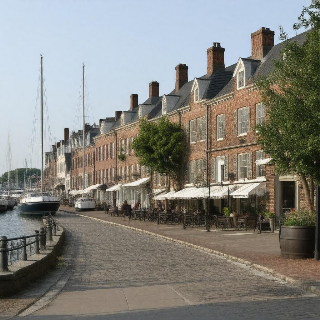 AI-created image of Old Town Alexandria