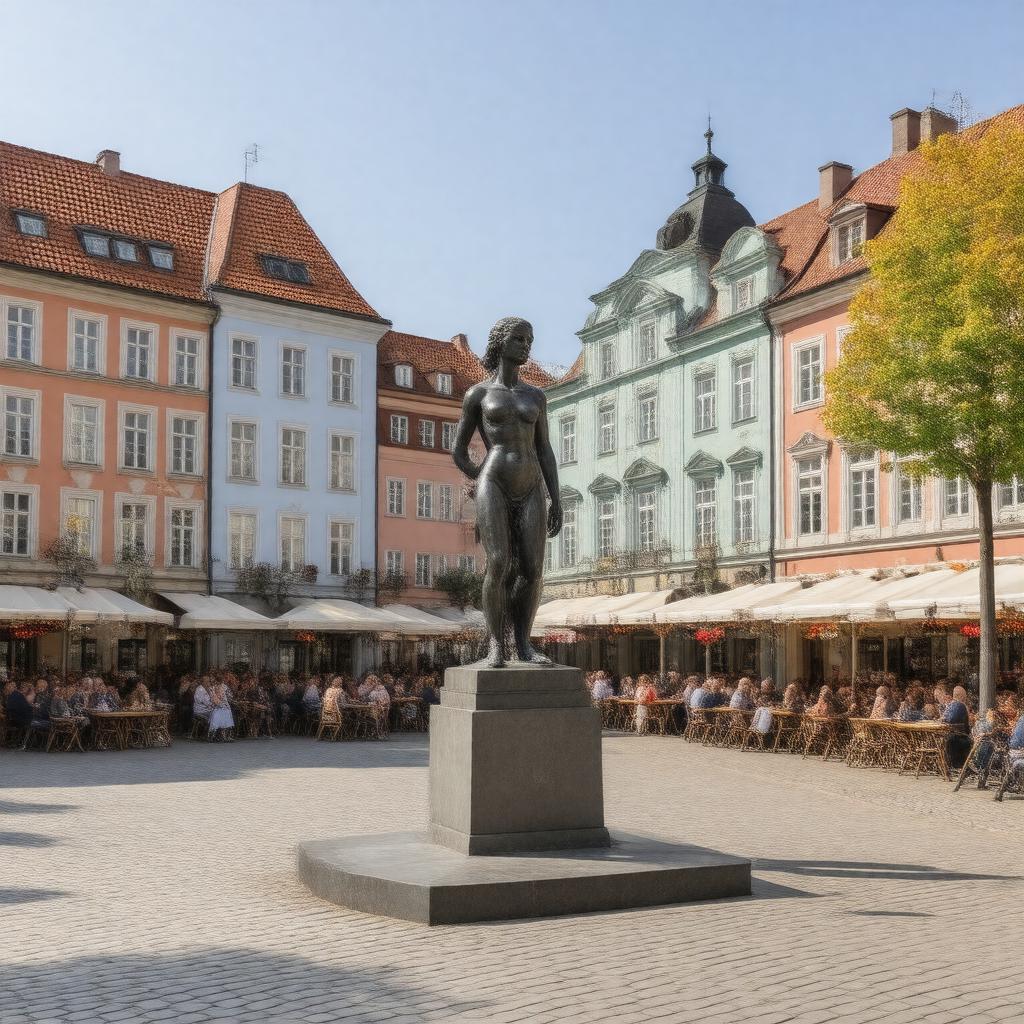 Click to view larger image AI-created image of Old Town Market Place