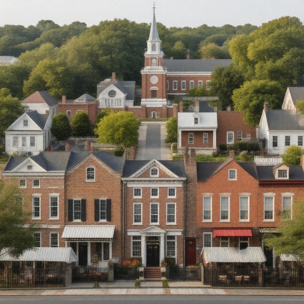 AI-created image of Old Towne Petersburg
