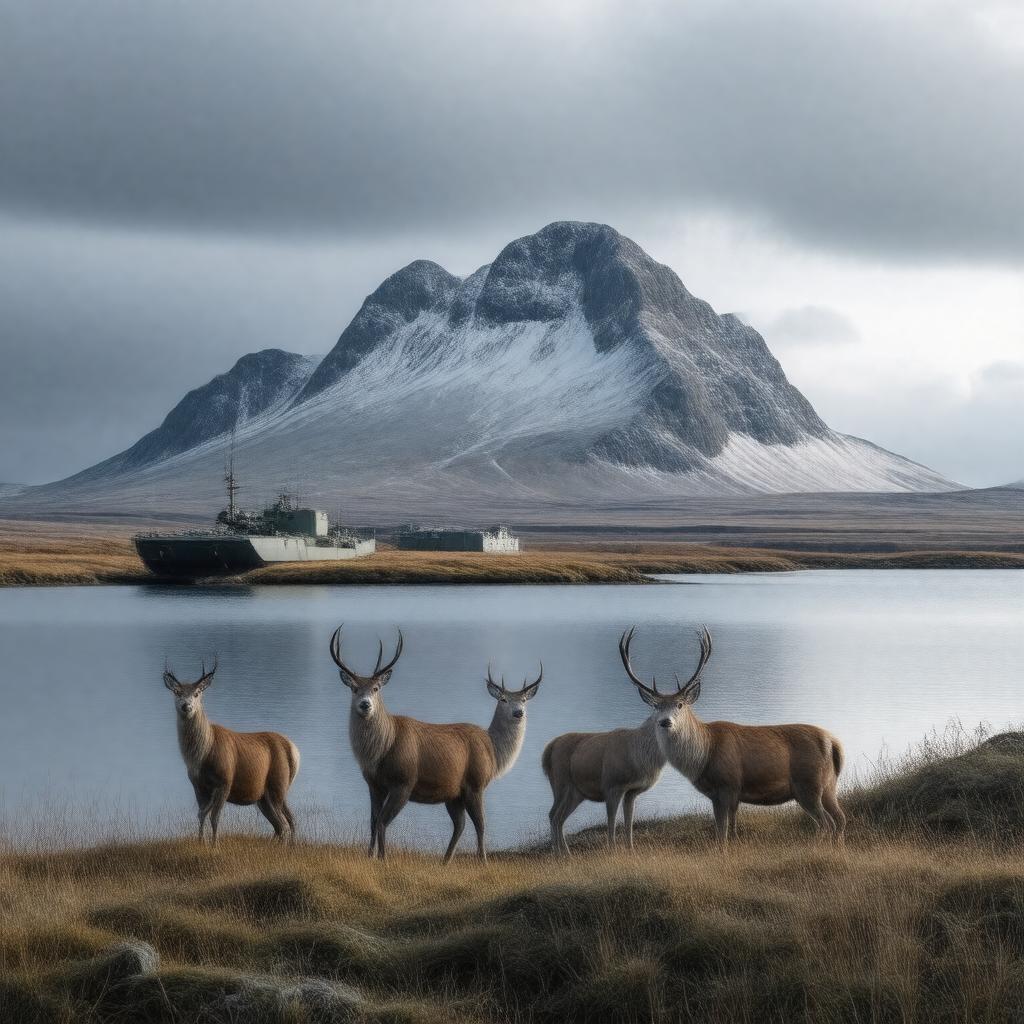 AI-created image of Oleniy Island