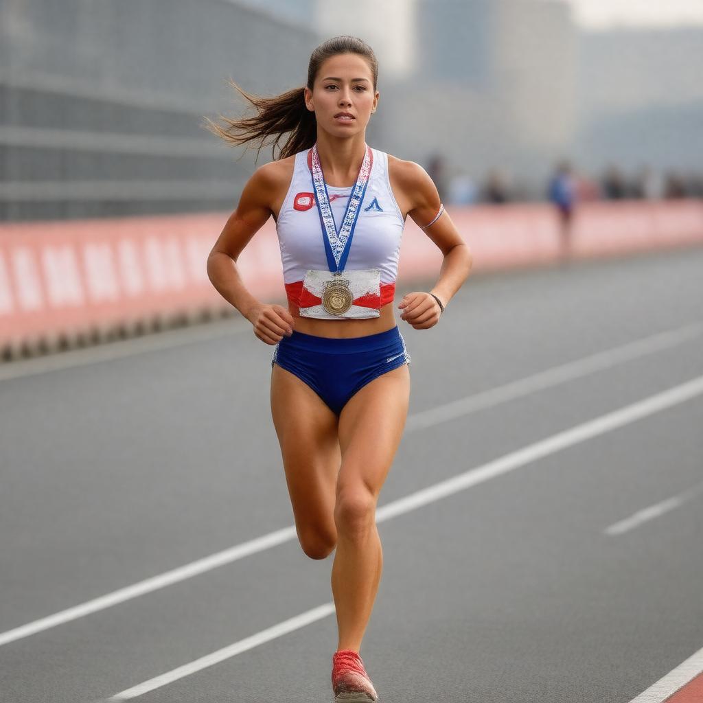 AI-created image of Olga Kaniskina