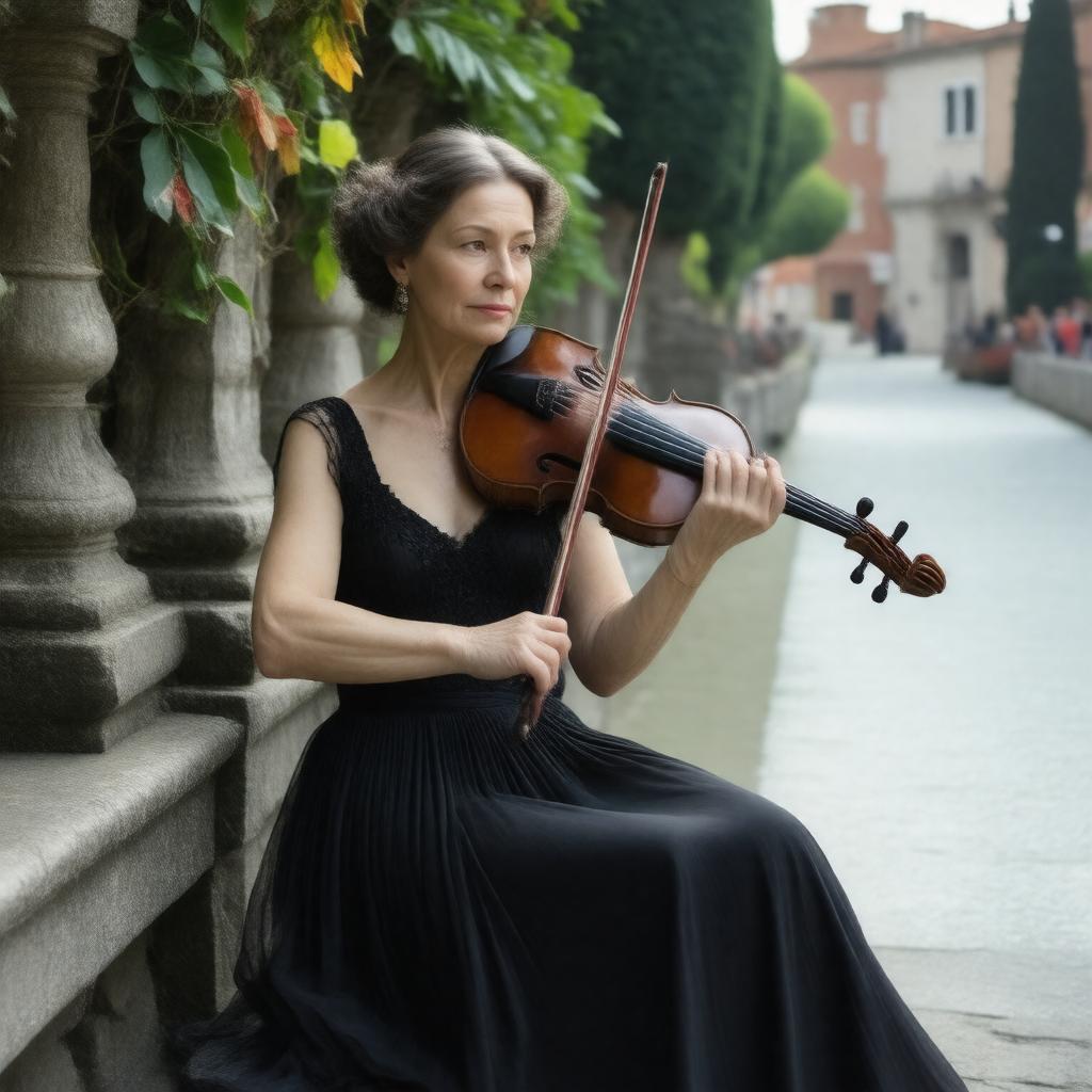 AI-created image of Olga Rudge