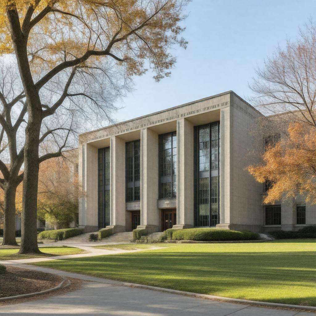 Click to view larger image AI-created image of Olin Library