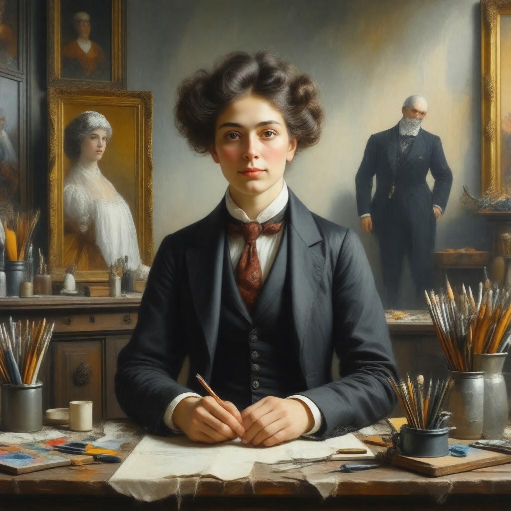 AI-created image of Oliver Baker