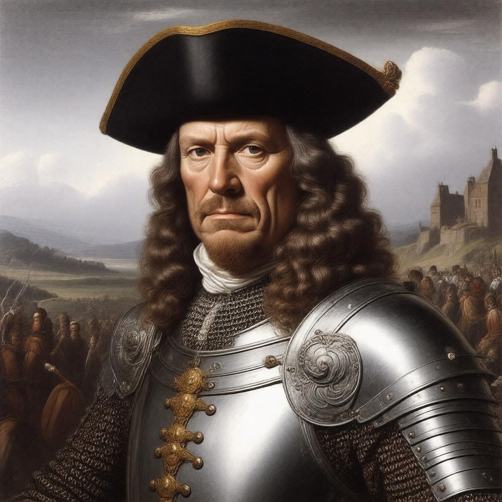 AI-created image of Oliver Cromwell