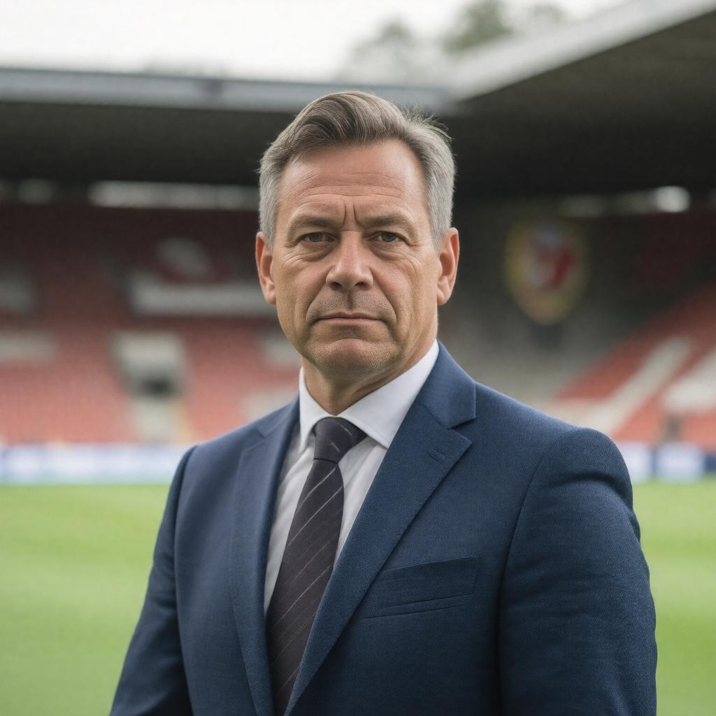 AI-created image of Oliver Glasner