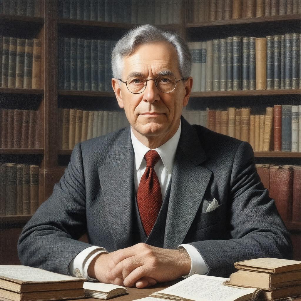 AI-created image of Oliver Penrose