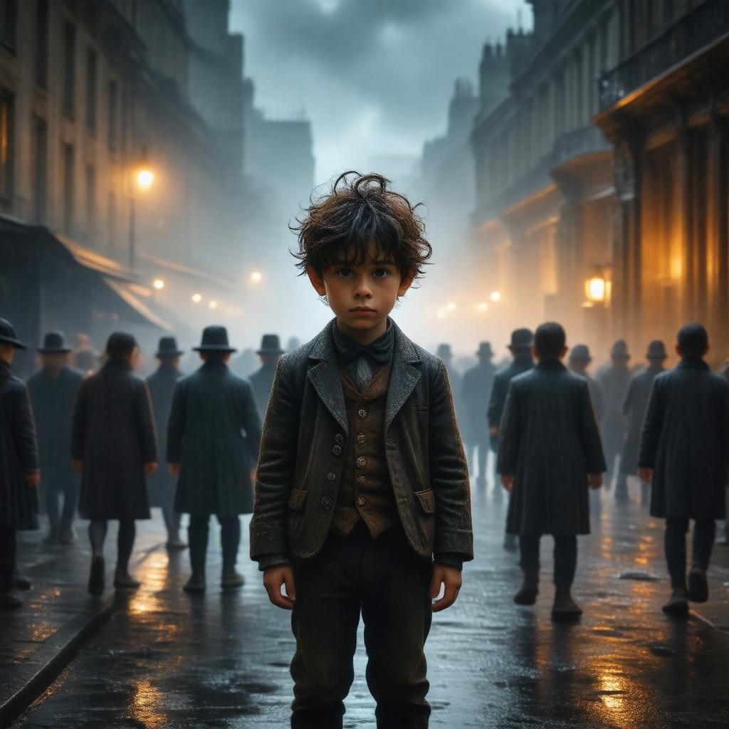 AI-created image of Oliver Twist (TV)