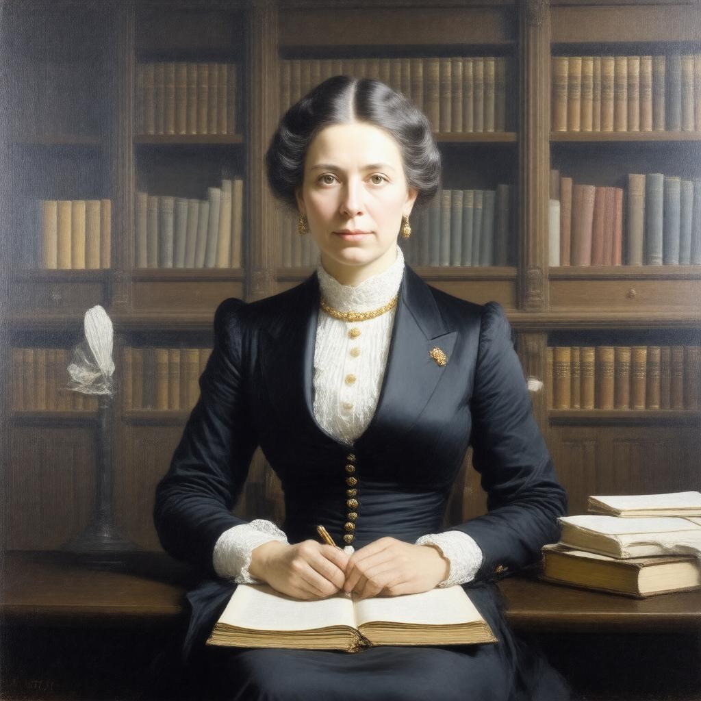 AI-created image of Olivia H. Phelps Stokes