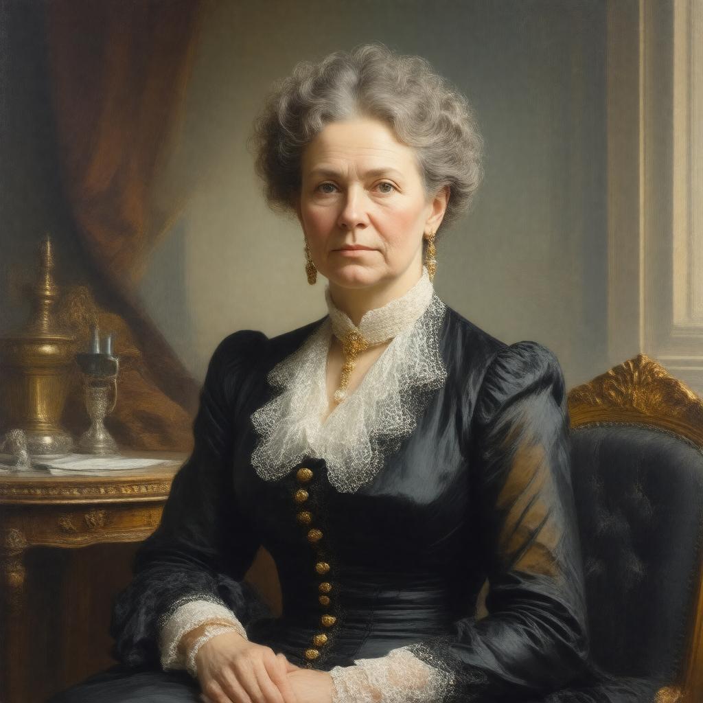 AI-created image of Olivia Langdon