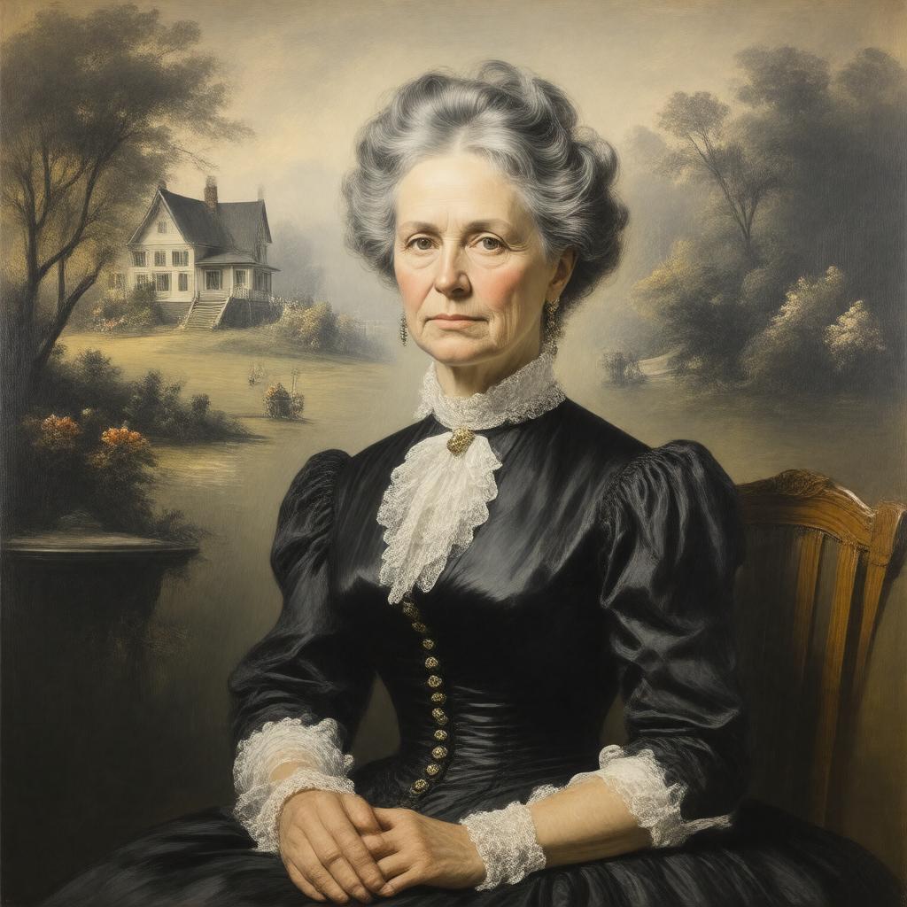 AI-created image of Olivia Lewis Langdon