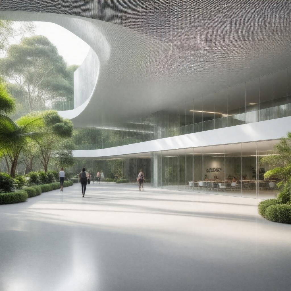 AI-created image of Olivia Newton-John Cancer Wellness & Research Centre