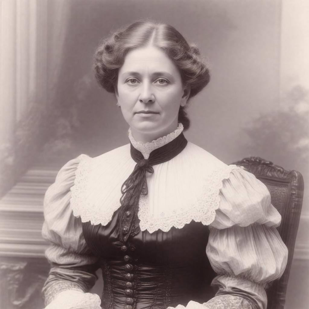 AI-created image of Olivia Susan Clemens