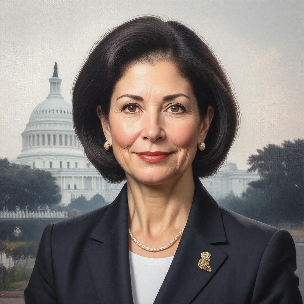 AI-created image of Olympia Snowe