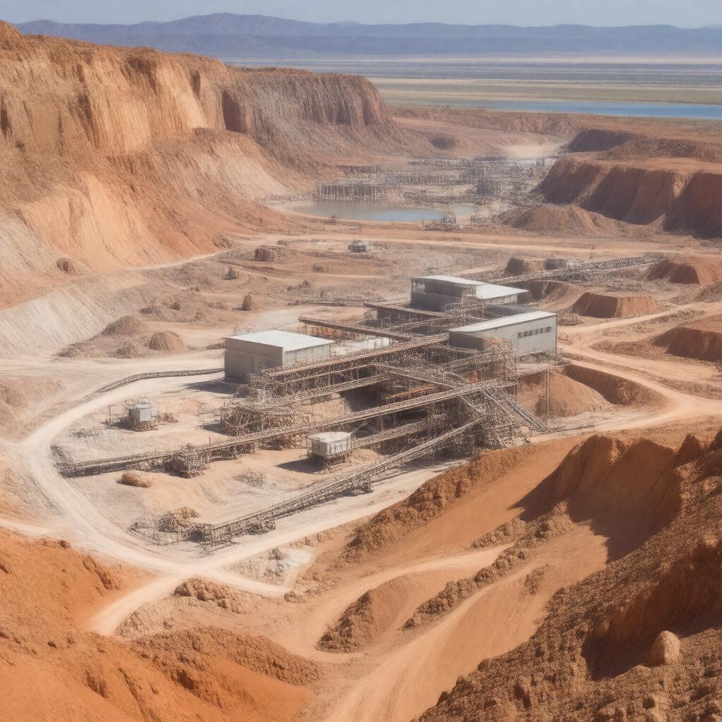 AI-created image of Olympic Dam