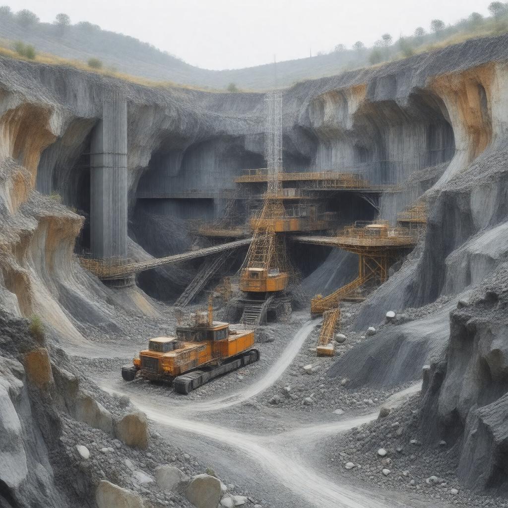 AI-created image of Olympic Dam mine