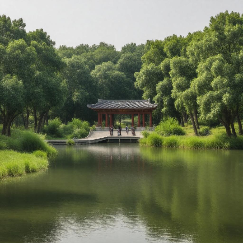 AI-created image of Olympic Forest Park