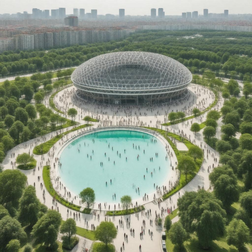 AI-created image of Olympic Green