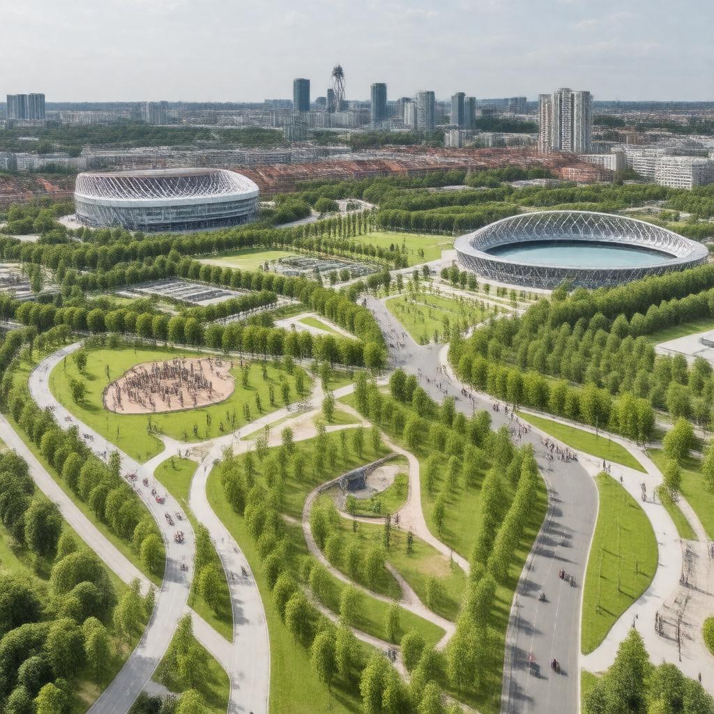 AI-created image of Olympic Park