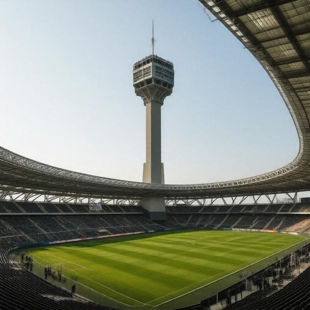 AI-created image of Olympic Stadium