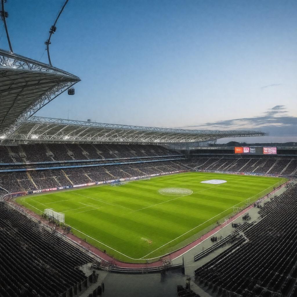 AI-created image of Olympic Stadium (London)