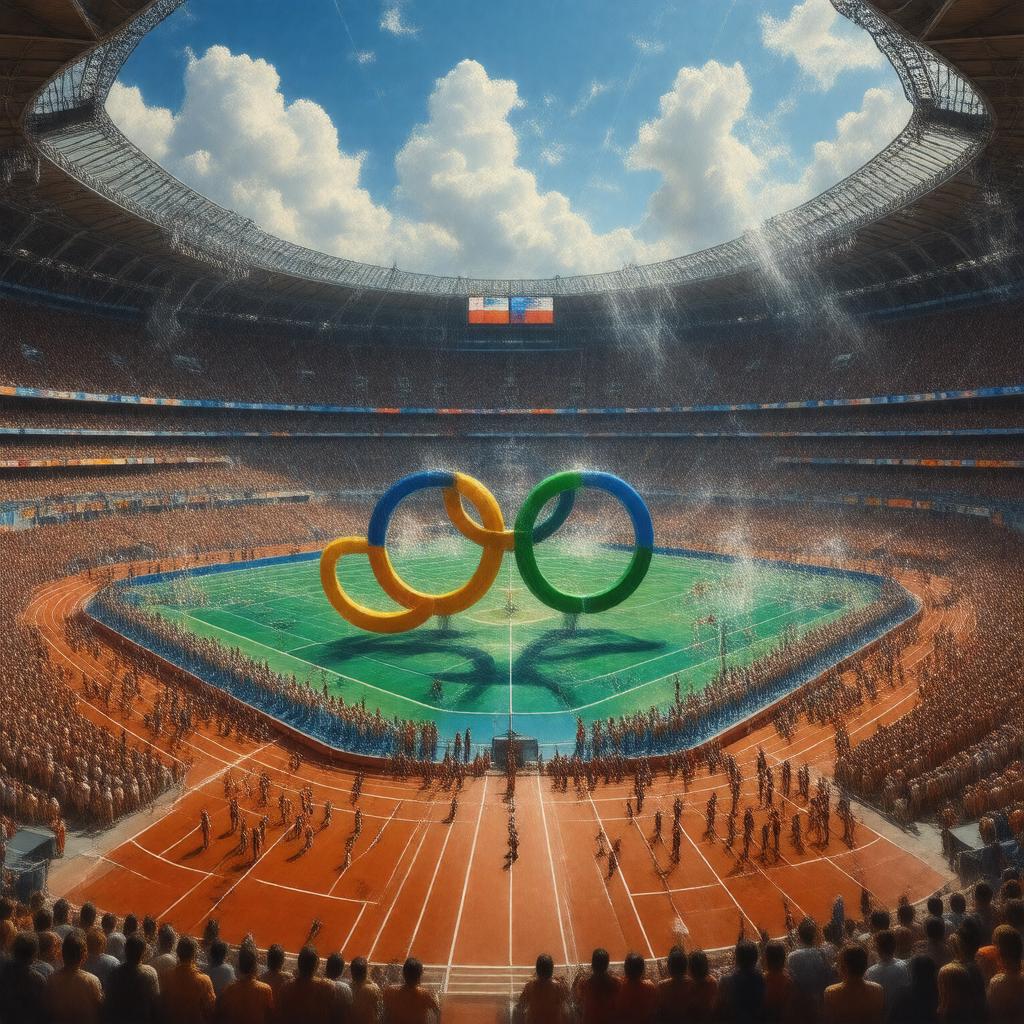 Click to view larger image AI-created image of Olympics