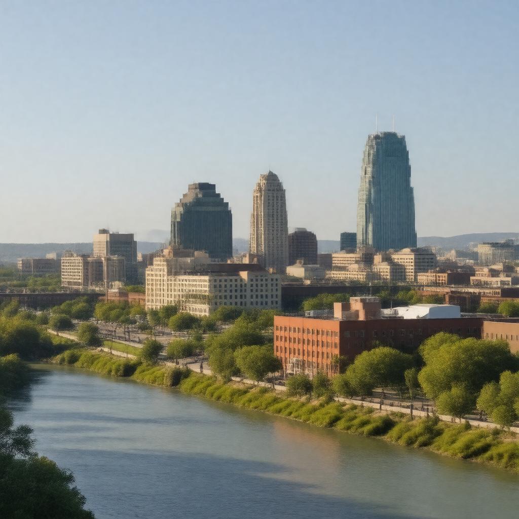 AI-created image of Omaha, Nebraska, United States